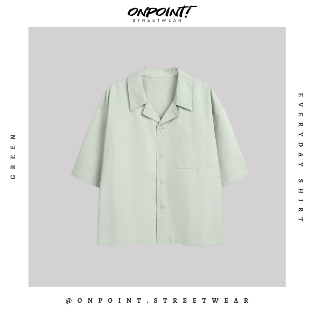 Everyday Shirt - kemeja pria wanita oversize gaya korea premium jumbo