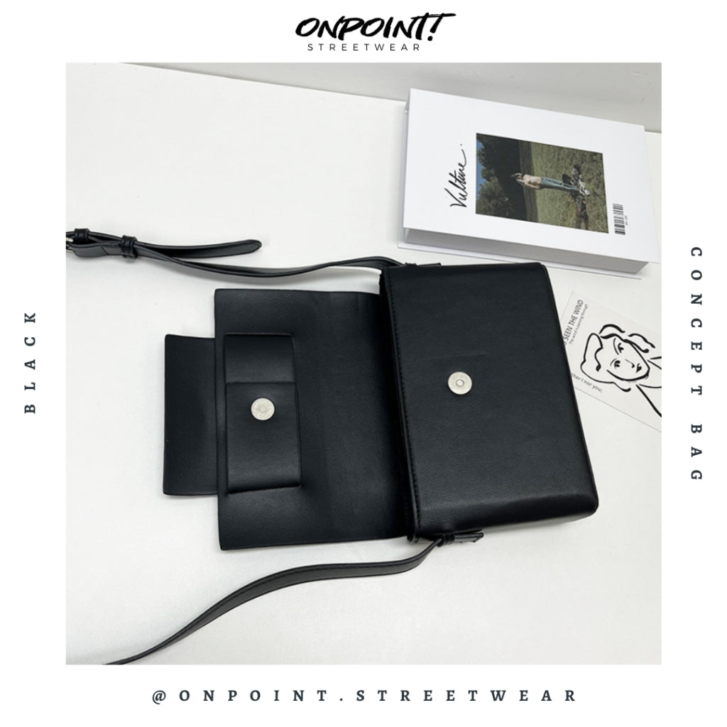 Concept Bag - tas pria selempang sling bag unisex tas pria keren tas pinggang pria tas pinggang wanita tas pinggang hp pria waistbag pria waistbag wanita waistbag pria original