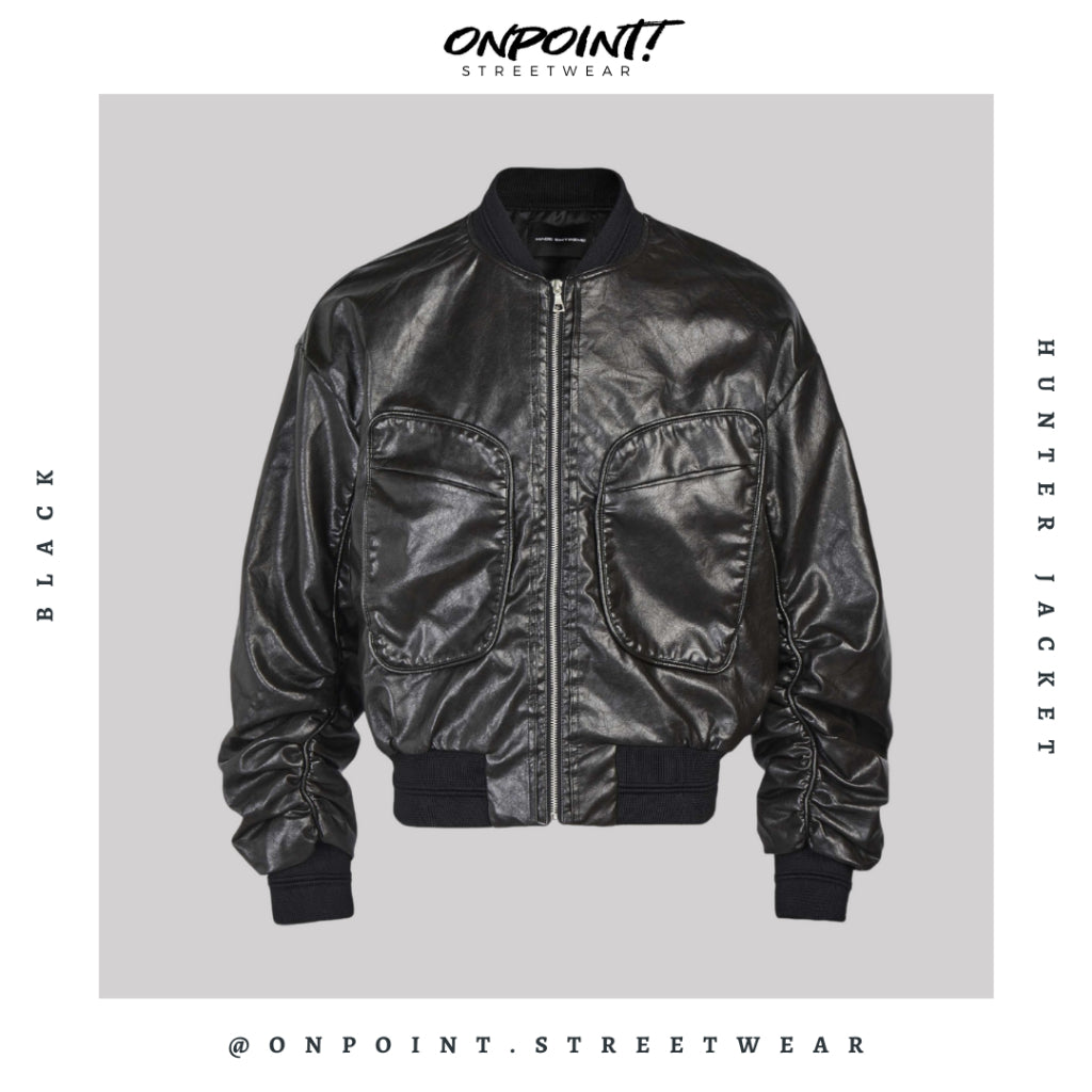 Hunter Jacket - jaket pria jaket varsity pria varsity jacket varisty baseball jaket varsity original jaket varsiti ori fashion pria baju pria streetwear jaket korea pria
