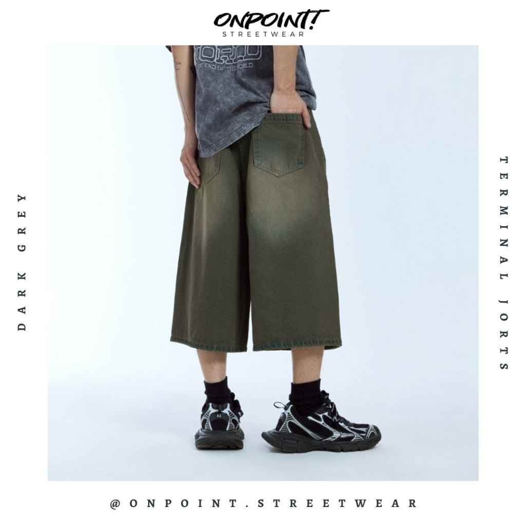 Terminal Jorts - celana pria jeans celana ponggol pria celana jeans pria celana denim pria celana pria dewasa celana panjang jeans celana korea streetwear hypebeast street style