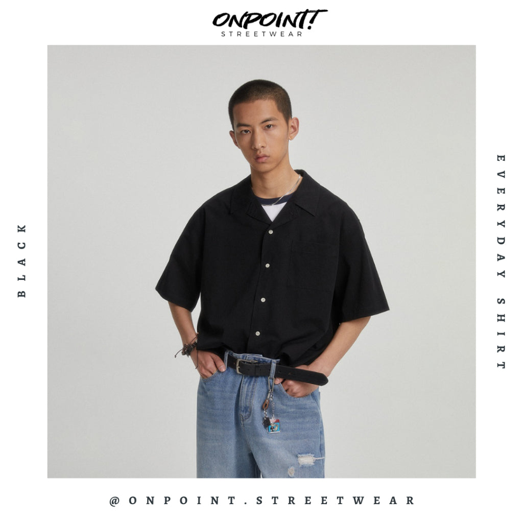 Everyday Shirt - kemeja pria wanita oversize gaya korea premium jumbo
