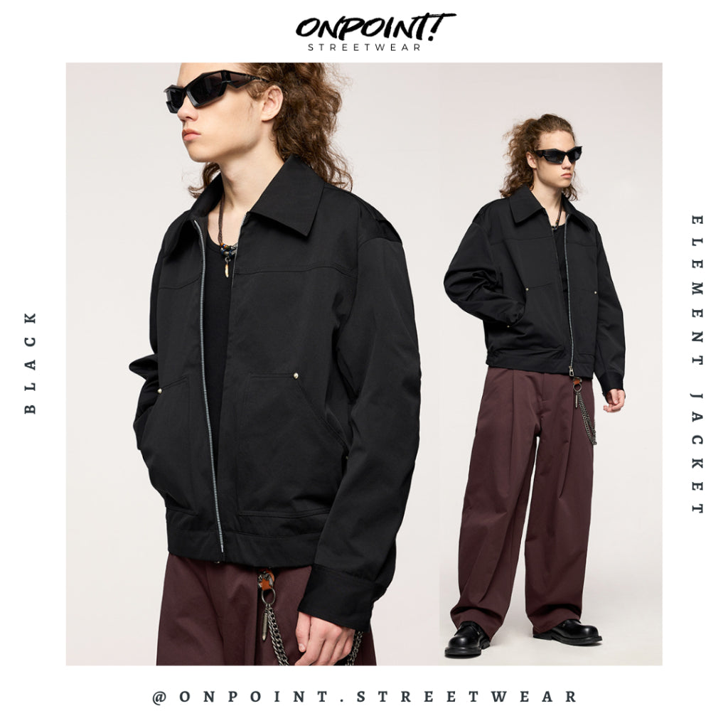 Element Jacket- jaket pria jaket varsity pria varsity jacket varisty baseball jaket varsity original jaket varsiti ori fashion pria baju pria streetwear jaket korea pria