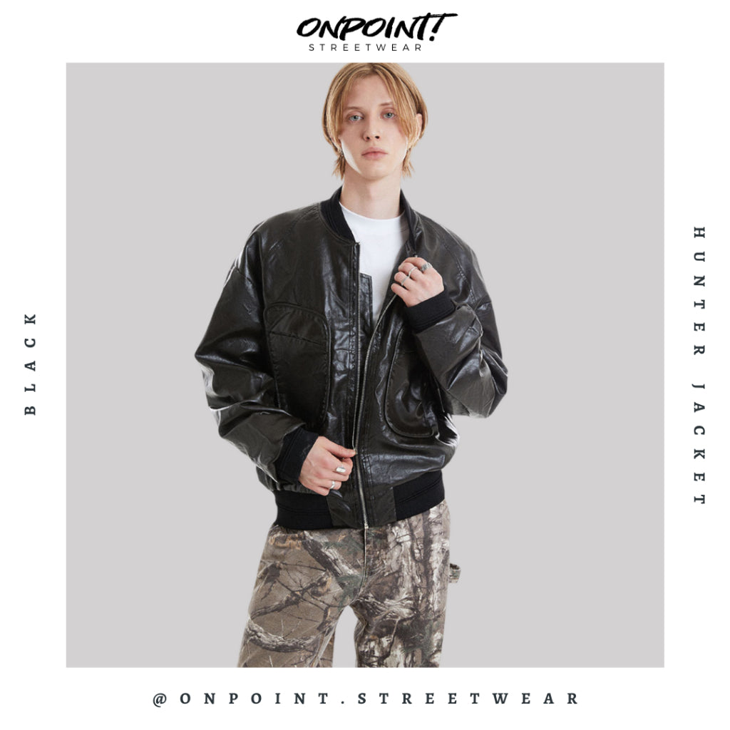 Hunter Jacket - jaket pria jaket varsity pria varsity jacket varisty baseball jaket varsity original jaket varsiti ori fashion pria baju pria streetwear jaket korea pria