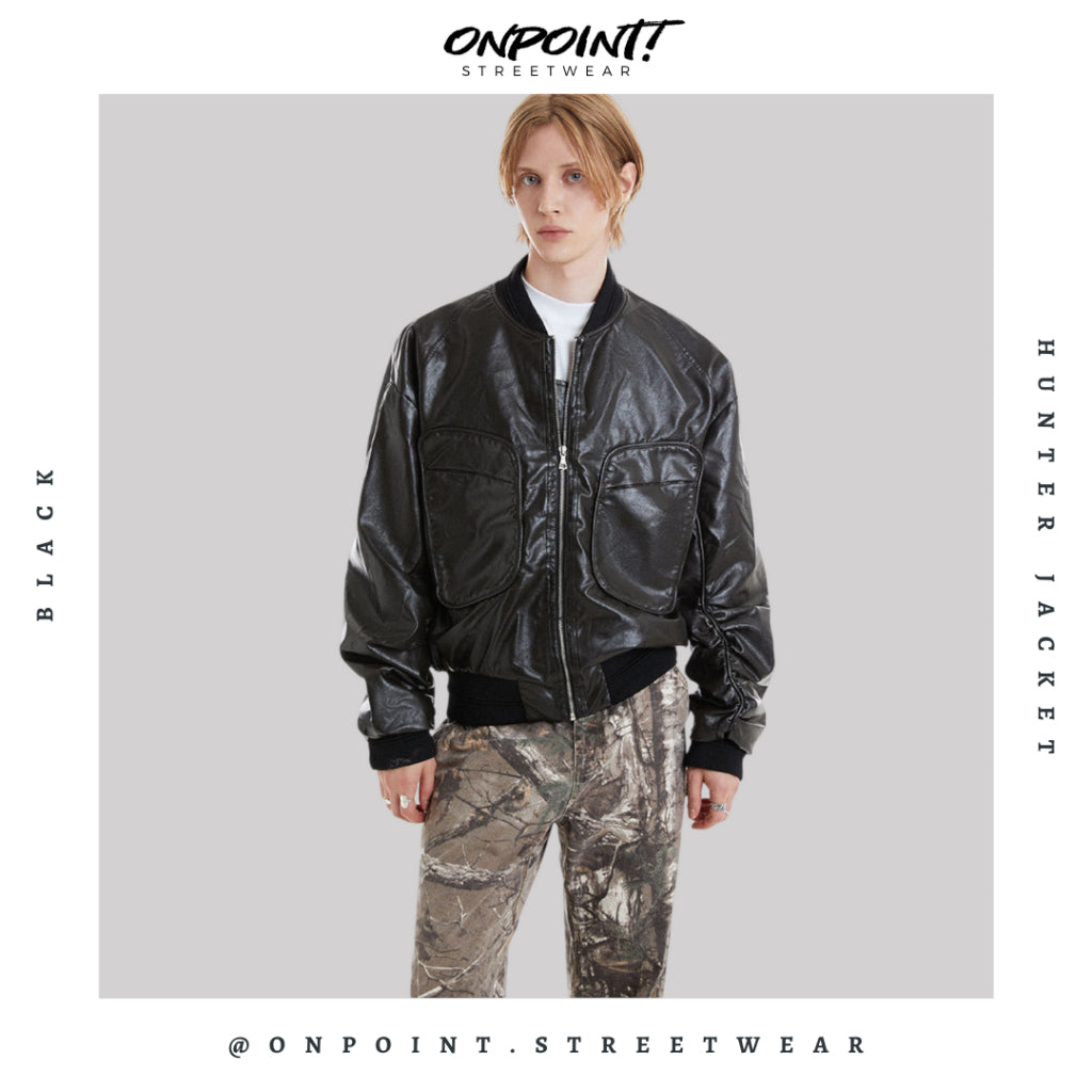 Hunter Jacket - jaket pria jaket varsity pria varsity jacket varisty baseball jaket varsity original jaket varsiti ori fashion pria baju pria streetwear jaket korea pria