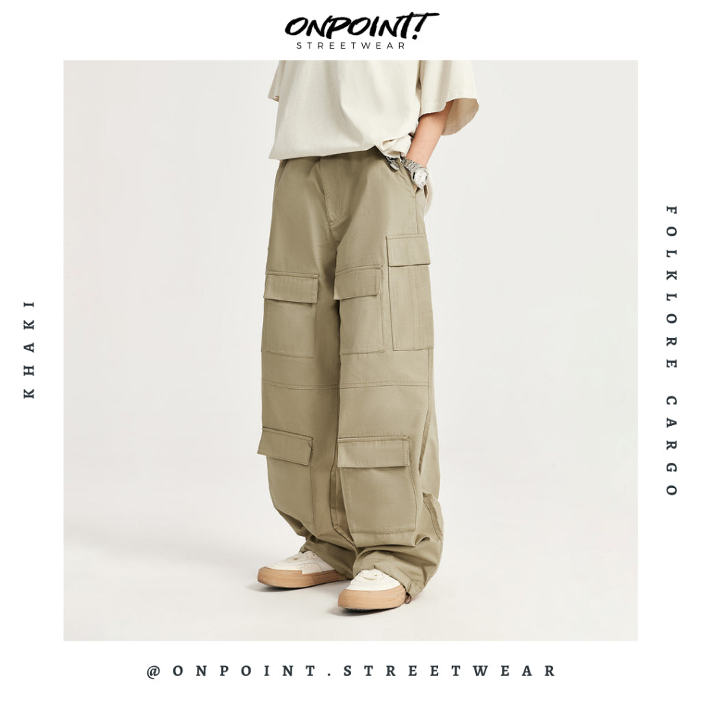 Folklore Cargo - celana cargo pria celana jogger pria dewasa jogger pants celana panjang pria celana panjang bahan celana bahan pria celana pria distro celana formal pria celana pria chino celana pria murah