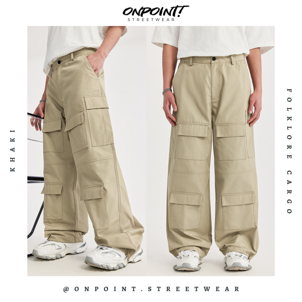 Folklore Cargo - celana cargo pria celana jogger pria dewasa jogger pants celana panjang pria celana panjang bahan celana bahan pria celana pria distro celana formal pria celana pria chino celana pria murah