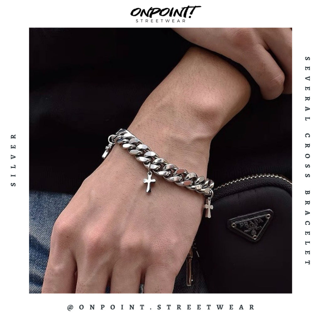 Several Cross Bracelet
