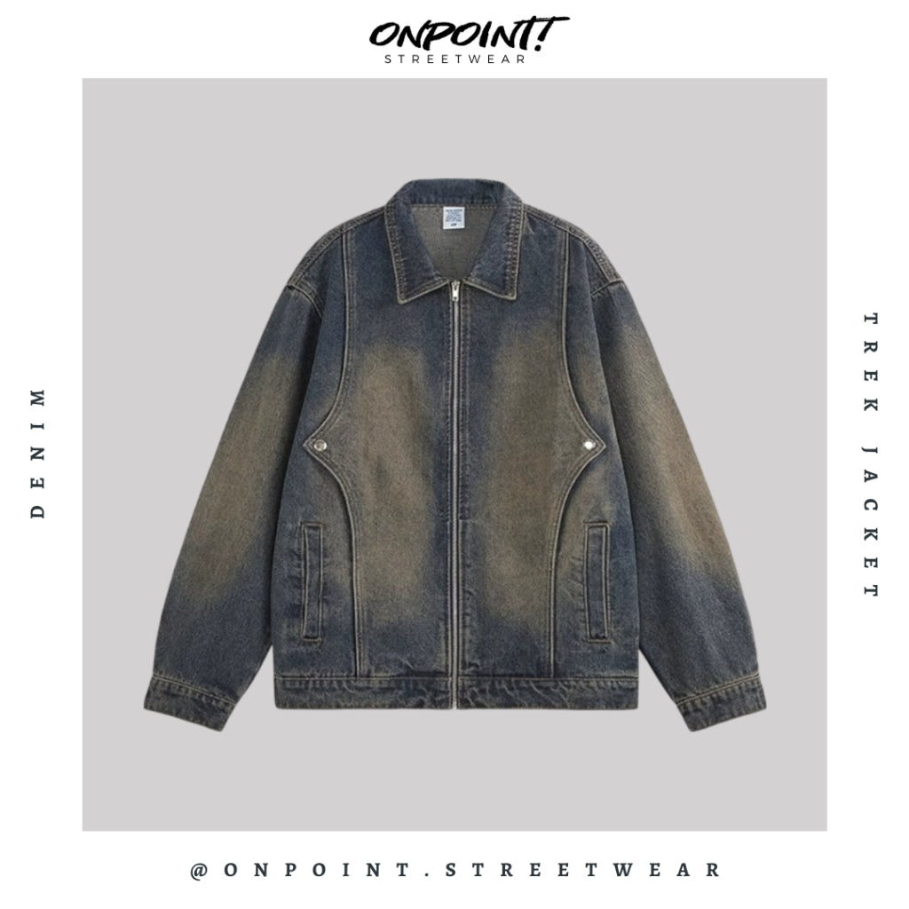 Trek Jacket - jaket pria jaket varsity pria varsity jacket varisty baseball jaket varsity original jaket varsiti ori fashion pria baju pria streetwear jaket korea pria
