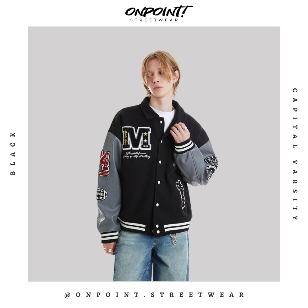 Capital Varsity - jaket pria jaket varsity pria varsity jacket varisty baseball jaket varsity original jaket varsiti fashion pria baju pria streetwear jaket korea pria
