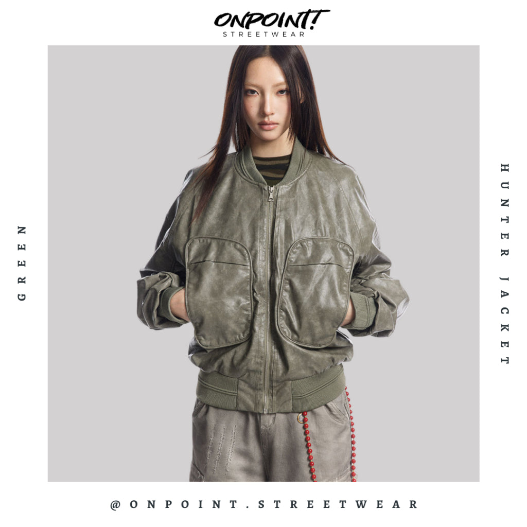 Hunter Jacket - jaket pria jaket varsity pria varsity jacket varisty baseball jaket varsity original jaket varsiti ori fashion pria baju pria streetwear jaket korea pria