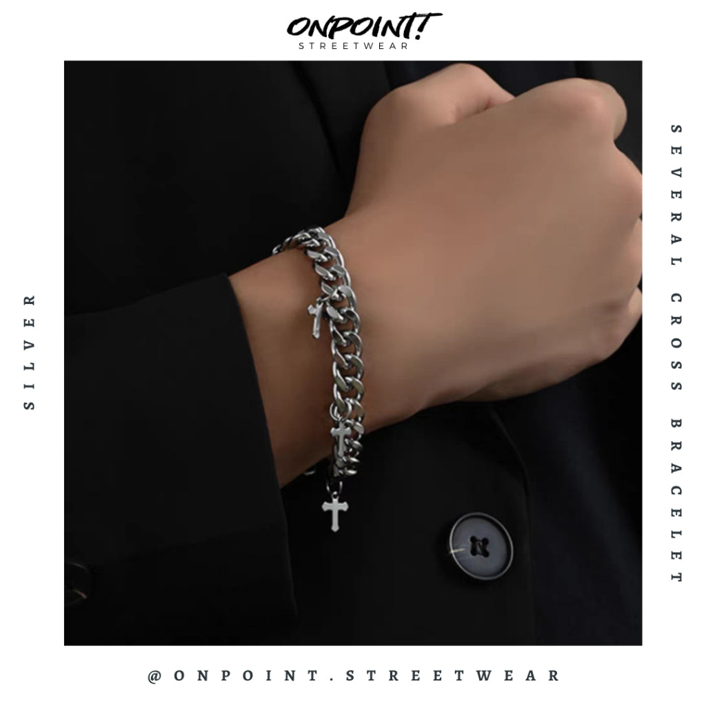 Several Cross Bracelet