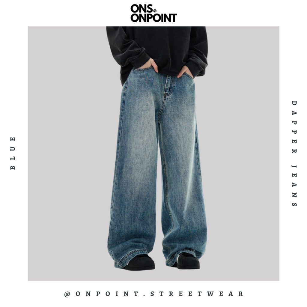[ONS BY ONPOINT] Dapper Jeans - celana pria jeans celana panjang pria celana jeans pria celana denim pria celana pria dewasa celana panjang jeans celana korea streetwear hypebeast street style