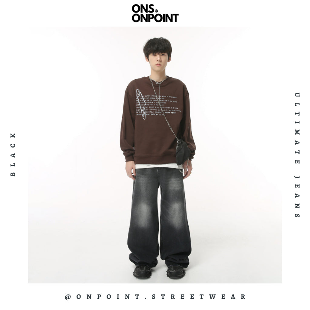 [ONS BY ONPOINT] Ultimate Jeans - celana pria jeans celana panjang pria celana jeans pria celana denim pria celana pria dewasa celana panjang jeans celana korea streetwear hypebeast street style
