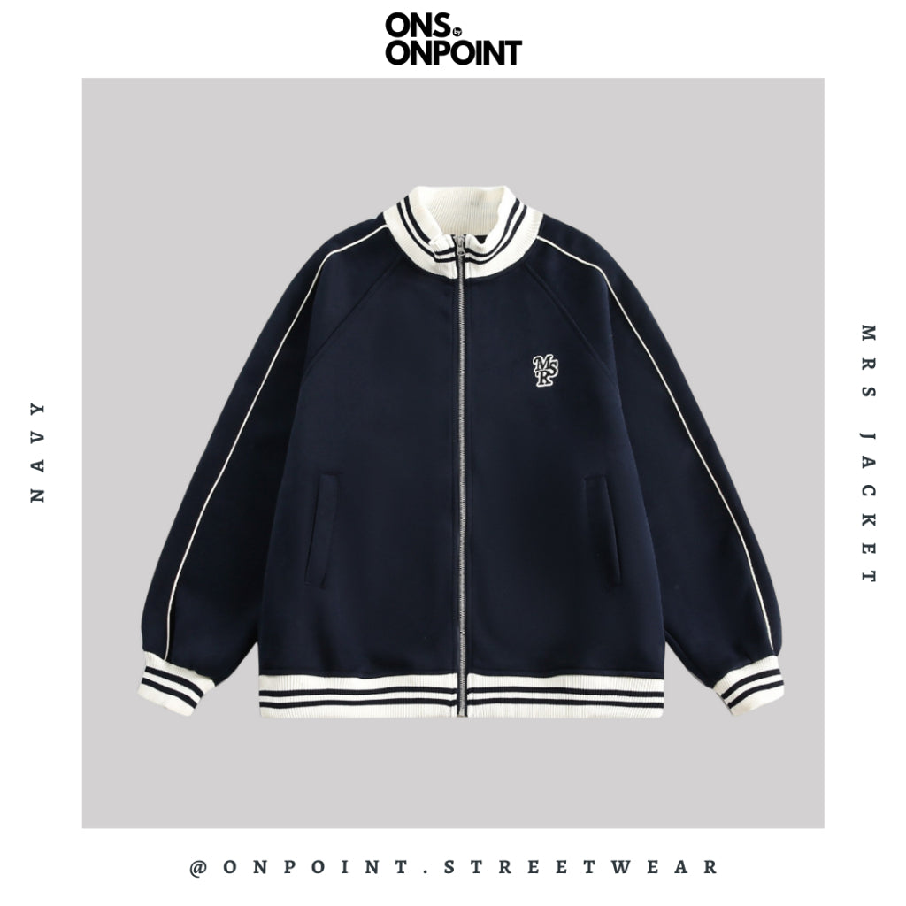 [ONS BY ONPOINT] MRS Jacket - jaket pria oversize streetwear jaket gaya korea jumbo basic fleece original outdoor jaket olahraga dewasa pria wanita unisex zipper