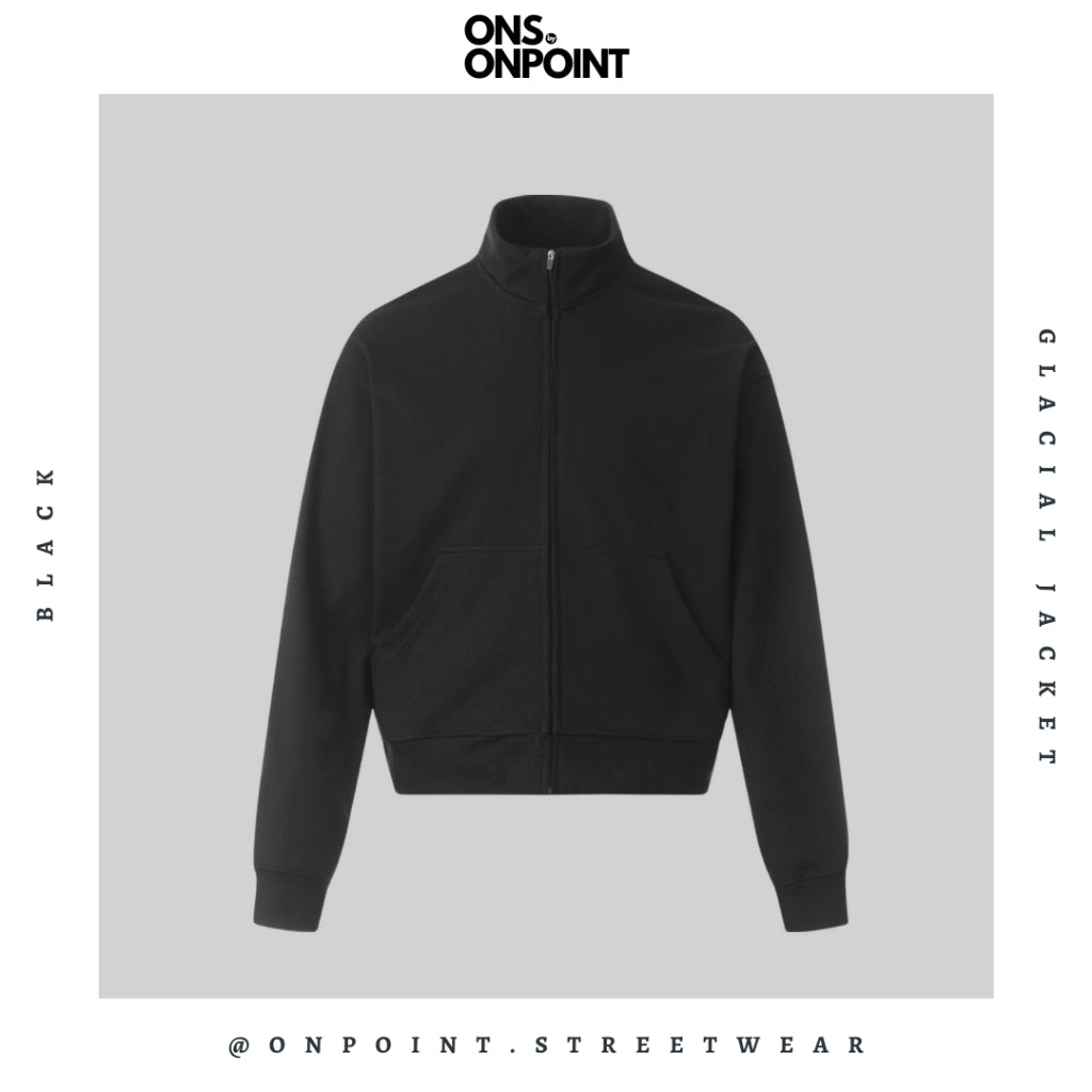 [ONS BY ONPOINT] Glacial Jacket - jaket pria oversize streetwear jaket gaya korea jumbo basic fleece original outdoor jaket olahraga dewasa pria wanita unisex zipper