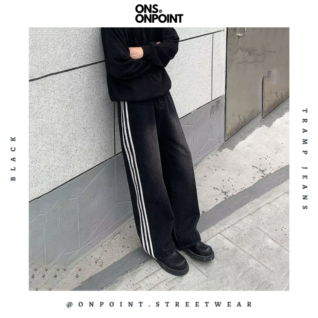 [ONS BY ONPOINT] Tramp Jeans - celana pria jeans celana panjang pria celana jeans pria celana denim pria celana pria dewasa celana panjang jeans celana korea streetwear hypebeast street style