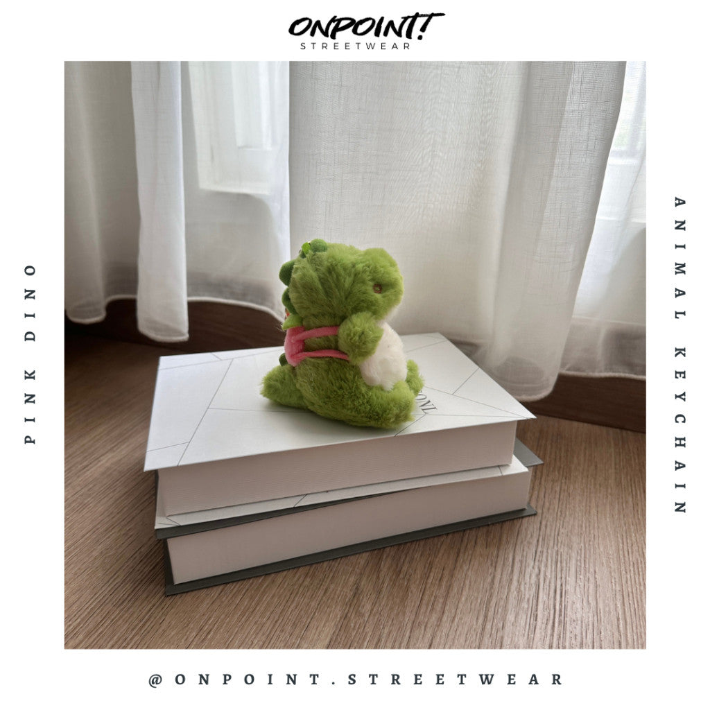 Gantungan Kunci Boneka Lucu Teddy Dinosaurus Shark Sheep Plush Keychain Premium Ganci Bagcharm