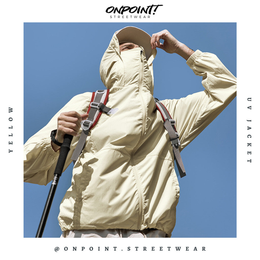 UV Jacket - jaket olahraga pria dewasa aktivitas outdoor jaket oversize unisex gaya korea streetwear hypebeast oversize jumbo sablon