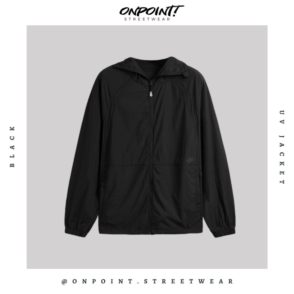 UV Jacket - jaket olahraga pria dewasa aktivitas outdoor jaket oversize unisex gaya korea streetwear hypebeast oversize jumbo sablon